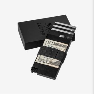 NWT Ekster cardholder wallet black